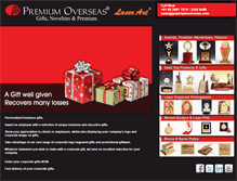 Tablet Screenshot of premiumoverseas.com